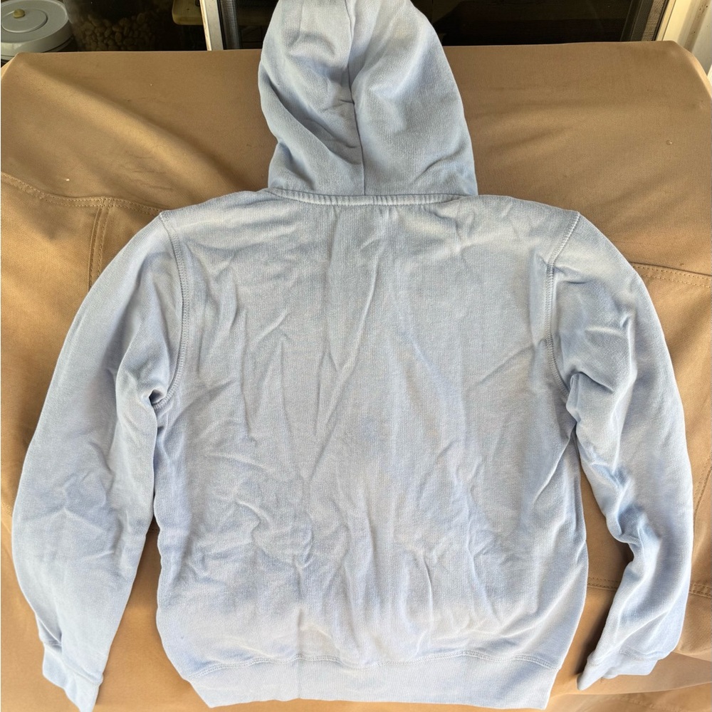 Kids Large POLO (12-14) light Blue comfy sweatshirt Hoodie pink horse - Picture 8 of 8